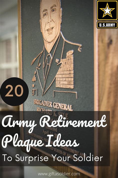 Best Army Retirement Ts Plaque Ideas For Us Army Officers