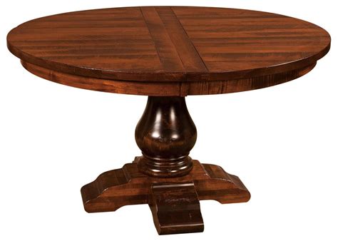 Amish Impressions By Fusion Designs Wellington 60 Round Dining Pedestal Table Virginia