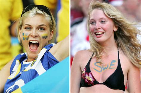 Euro 2016 Hottest Football Fans Are The Swedes According To New Poll Daily Star