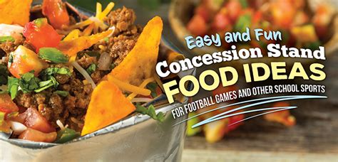 5 High School Concession Stand Food Ideas You Should Be Selling