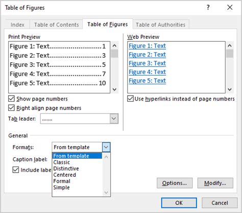 How To Create Table Of Figures And List Of Tables Microsoft Word 365