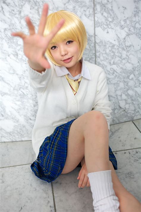 namada nishino tsukasa ichigo 100 percent highres 1girl asian blonde hair blouse blurry