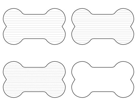 Free Printable Dog Bone Template Daily Printables