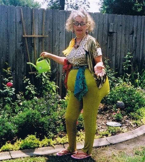 Beware It Could Happen Old Lady Costume Grandma Costume Colorful Fashion