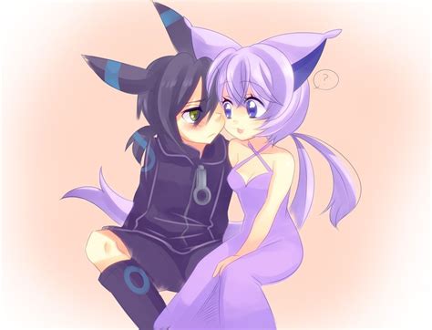 Gijinka Dex Umbreon And Espeon Pokemon Pictures Cute Pokemon