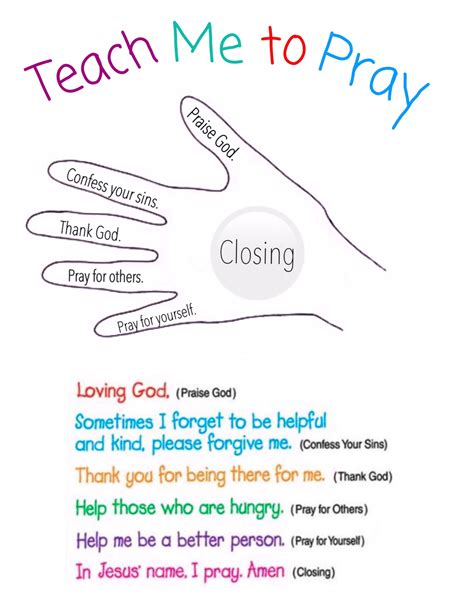 Teach Me To Pray Bible Verses For Kids Bible Study Lessons Verses