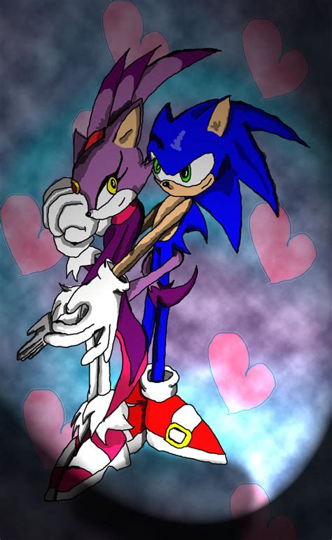 Sonic And Blaze Colored By Mauevig On Deviantart