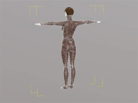 Naked African Woman Rigged 3d Game Character 3D Model 8 Obj Fbx