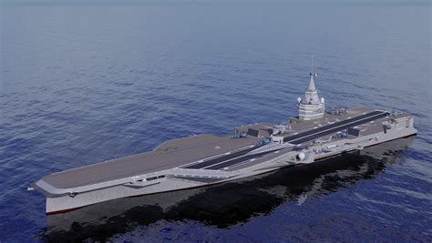 New Render Of The French Navys Pang Aircraft Carrier Project 4096 X