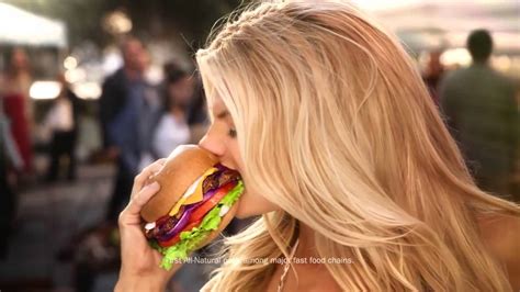 Carl S Jr Charlotte Mckinney All Natural Too Hot For Tv Commercial Extended Cut Youtube