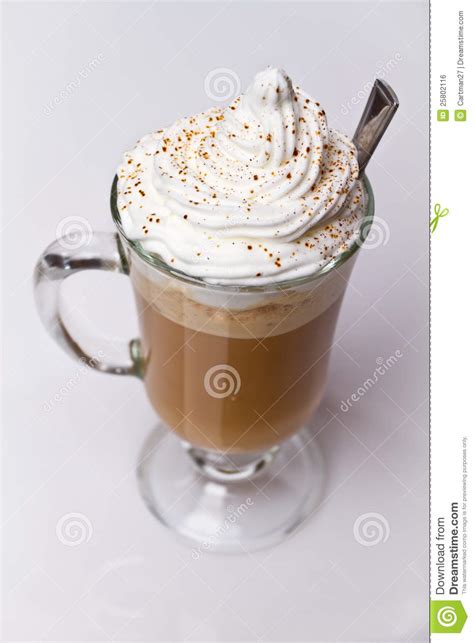 Coffee With Whipped Cream Royalty Free Stock Image Image