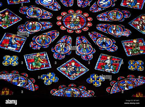 France Chartres Cathedral Cathedral Of Our Lady Of Chartres Stained