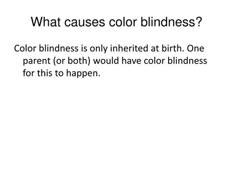 Ppt Color Blindness Powerpoint Presentation Free Download Id3664693