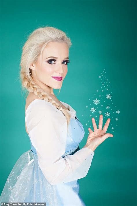 In space, no one can hear you scream. 'Real life princess' makes a living playing Frozen's Queen ...