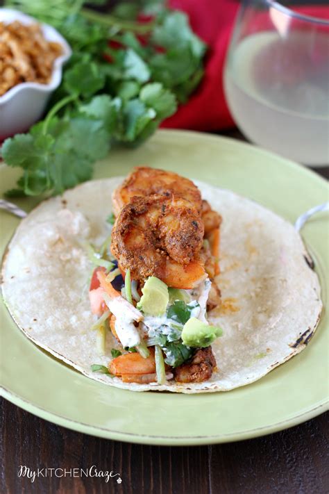 Shrimp is so delicate but with using it in a taco it just makes it way more flavorful. Blackened Mahi Mahi Fish Tacos - My Kitchen Craze