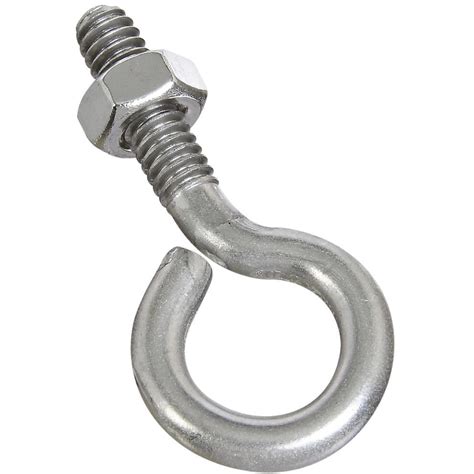 1 4 X 2 Inch Stainless Steel Eye Bolts Pack Of 5 Walmart Com