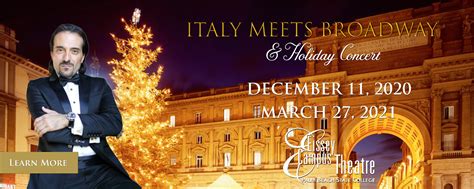 Italy Meets Broadway Franco Corso The Voice Of Romance