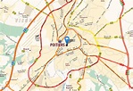 Poitiers Carte et Image Satellite
