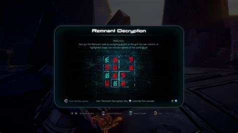 Mass Effect Andromeda Guide Planet Eos Glyph Puzzle 1 Youtube