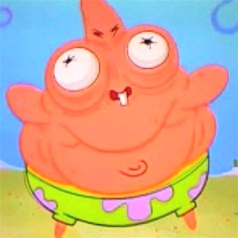 Patrick Stars Silly Face From The Spongebob Squarepants Episode