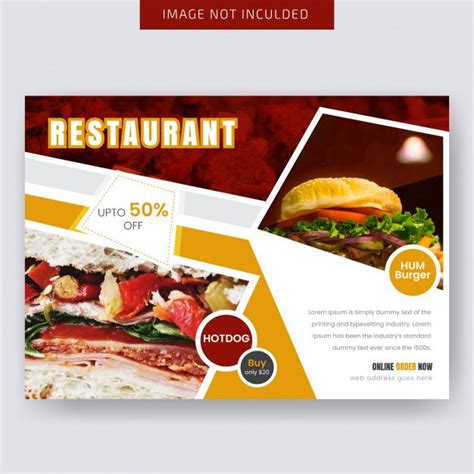 Restaurant Banner Psd Free Download The Power Of Advertisement