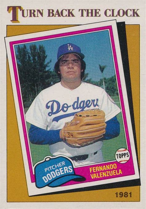 Vintage 1986 topps baseball set. 1986 Topps Fernando Valenzuela #401 Baseball - VCP Price Guide