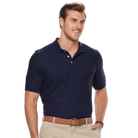 Big And Tall Croft And Barrow Classic Fit Easy Care Performance Pique Polo