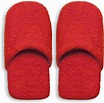 Excelsa Caldo Pantofole da Bagno Donna, Spugna, Rosso, 27.5 x 11 x 3 cm ...