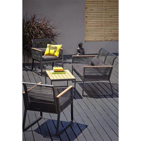 Protect your patio sets overnight with our patio furniture covers or keep your parasol shielded from the elements with. Buy Noir 4 Piece Garden Set - Get The Look from our Garden ...
