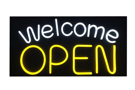 Led Welcome Open Bz B66 Sign