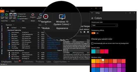 Wpf Themes Use System Colors And Switch Between Light And Dark App