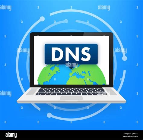 Dns Domain Name System Server Global Communication Network Concept