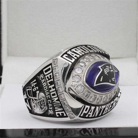 The last four nfc champions won after trailing at the end of the 1st quarter. 2003 Carolina Panthers National Football Championship Ring ...
