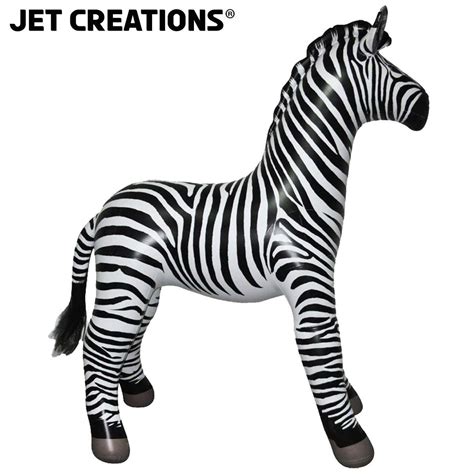 Inflatable Lifelike Zebra 88 Inch Tall Al Zebra N Jet Creations Inc