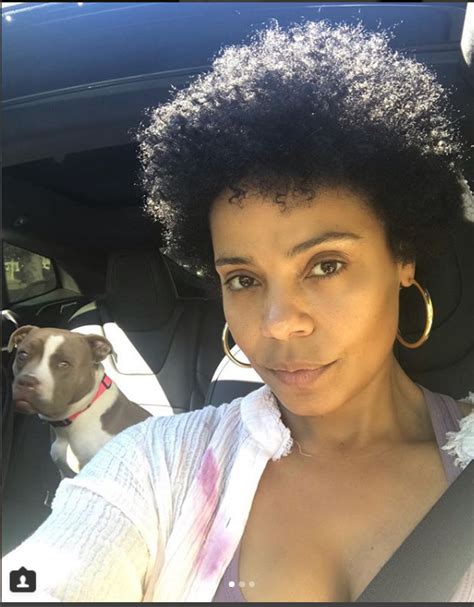 Sanaa Lathan Surprises Fans With Natural Hair Growth Rolling Out