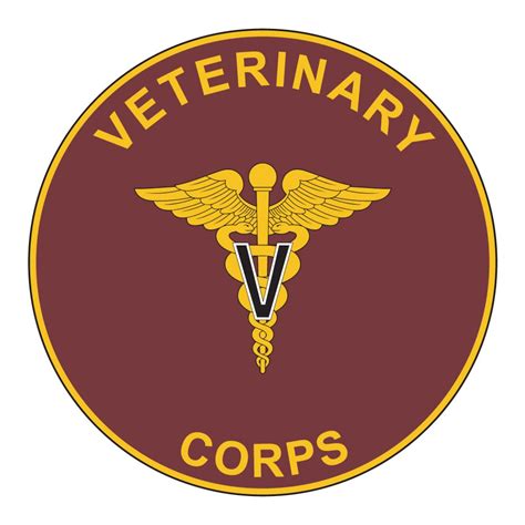 Us Army Veterinary Corps Plaque Full Color Decal Sticker Etsy
