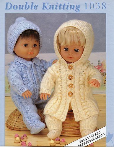 Baby doll knitting pattern are good choices when it comes to decorating the rooms of your young chaps. Preemie/doll/reborn clothes knitting pattern 12,16 & 20 ...
