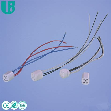T5 4 Pin Uv Lamp Socket 185nm 254nm Uv C Germicidal Lamp Connector G10q