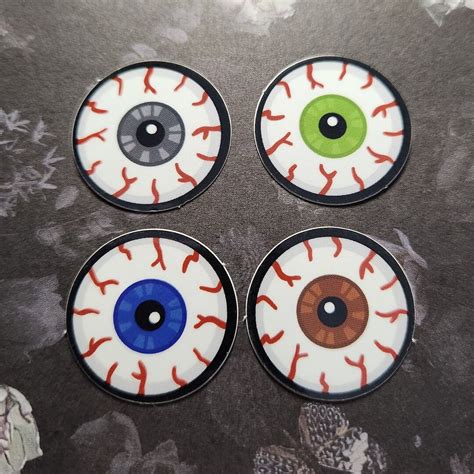 Eyeball Stickers Set Of 4 Or Singles Etsy
