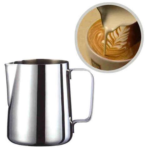 12 Oz Stainless Steel Coffee Frothing Pitcher Jug Mug Milk Pot Cup Milk