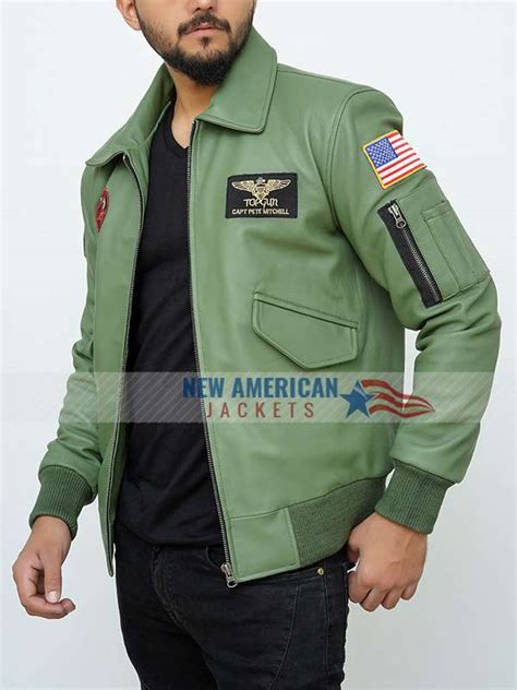 Chaqueta Tom Cruise Top Gun Maverick Bombardero De Vuelo Chaqueta