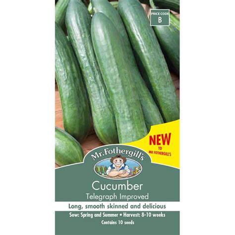 Mr Fothergills Cucumber Telegraph Seeds Bunnings Warehouse