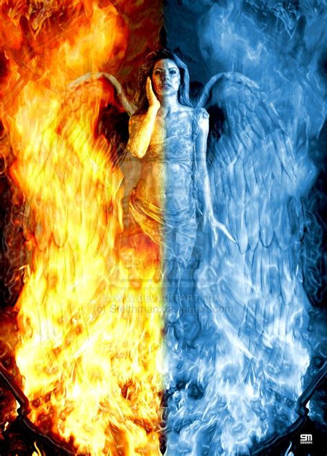 Fire And Ice By Stelthman On Deviantart Fire And Ice Fire N Ice