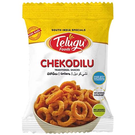 buy telugu snacks chekodilu 170 gm shresta indian grocery quicklly