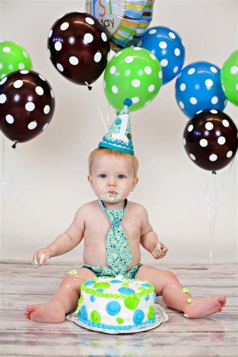 Infant Boy Cake Smash First Birthday Outfit Boy Cake Smash Cake