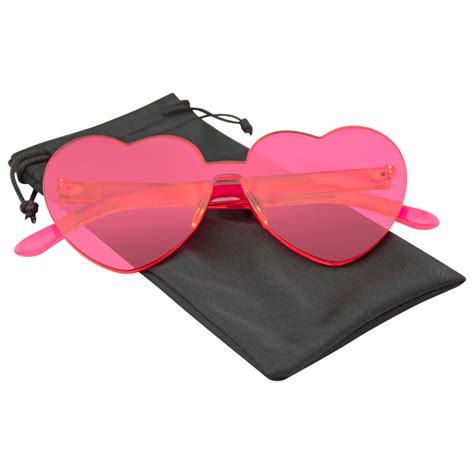 heart shape heart sunglasses retro vintage boho translucent sunglasses shades ebay