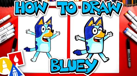 How To Draw Bluey Step By Step Easy