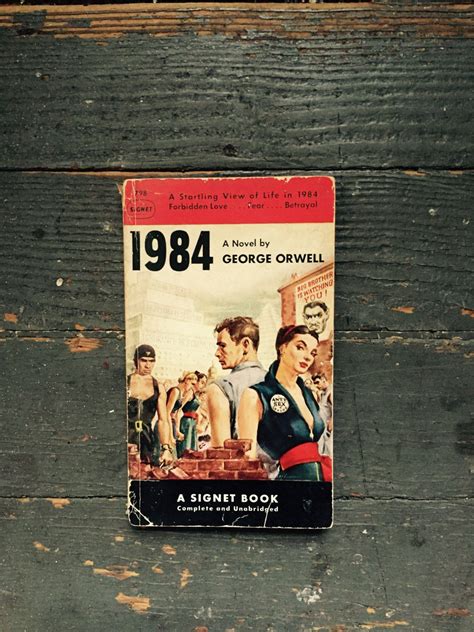 1984 George Orwell Classic Pulp Paperback Signet Book First Edition Fourth Printing 1951