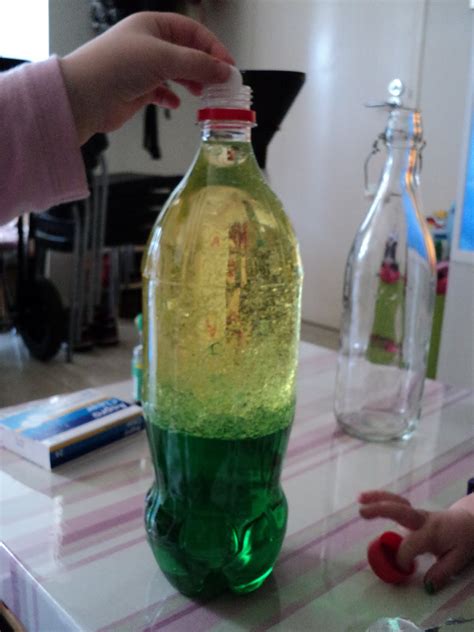 Paper cuts or making art from almost nothing. A Little Learning For Two: Plastic Bottle Lava Lamp