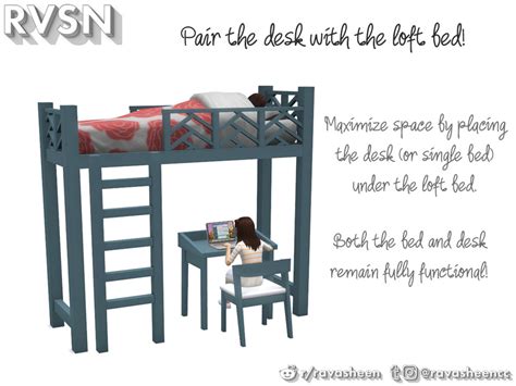 The Sims Resource Thats What She Bed Bunk Bed Series